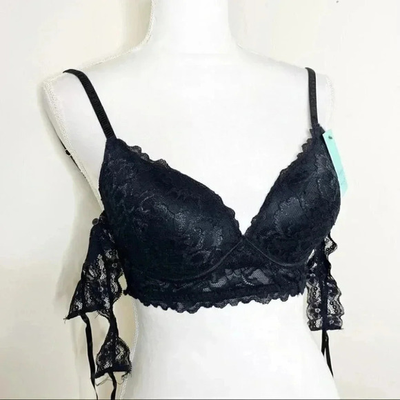 FREDERICK'S OF HOLLYWOOD DION OFF-THE-SHOULDER BRA Size 32 D NWT - Picture 6 of 6